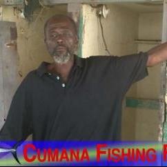 A fisher shows the facility in Cumana