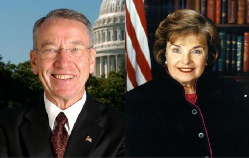 Senators Dianne Feinstein and Chuck Grassley